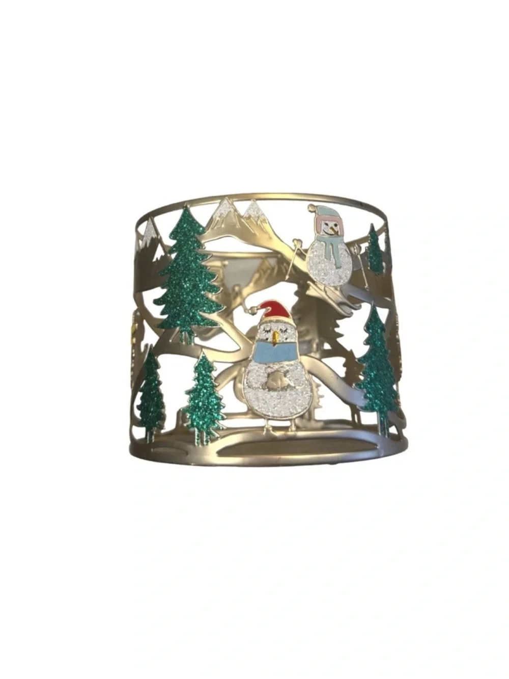 Snowmen Candle Holder